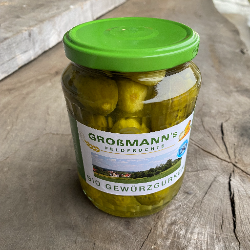 Essiggurken ganz | im 670g Glas | Bio
