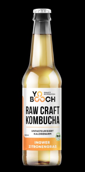 Ingwer Zitronengras | Bio Kombucha | 0,330 l