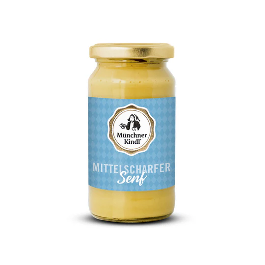 Senf mittelscharf | im 200g Glas | Bio